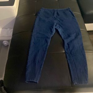 Dark Blue Denim Jeggings